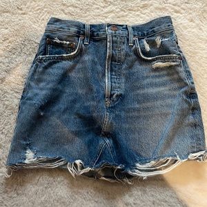 Agolde denim skirt